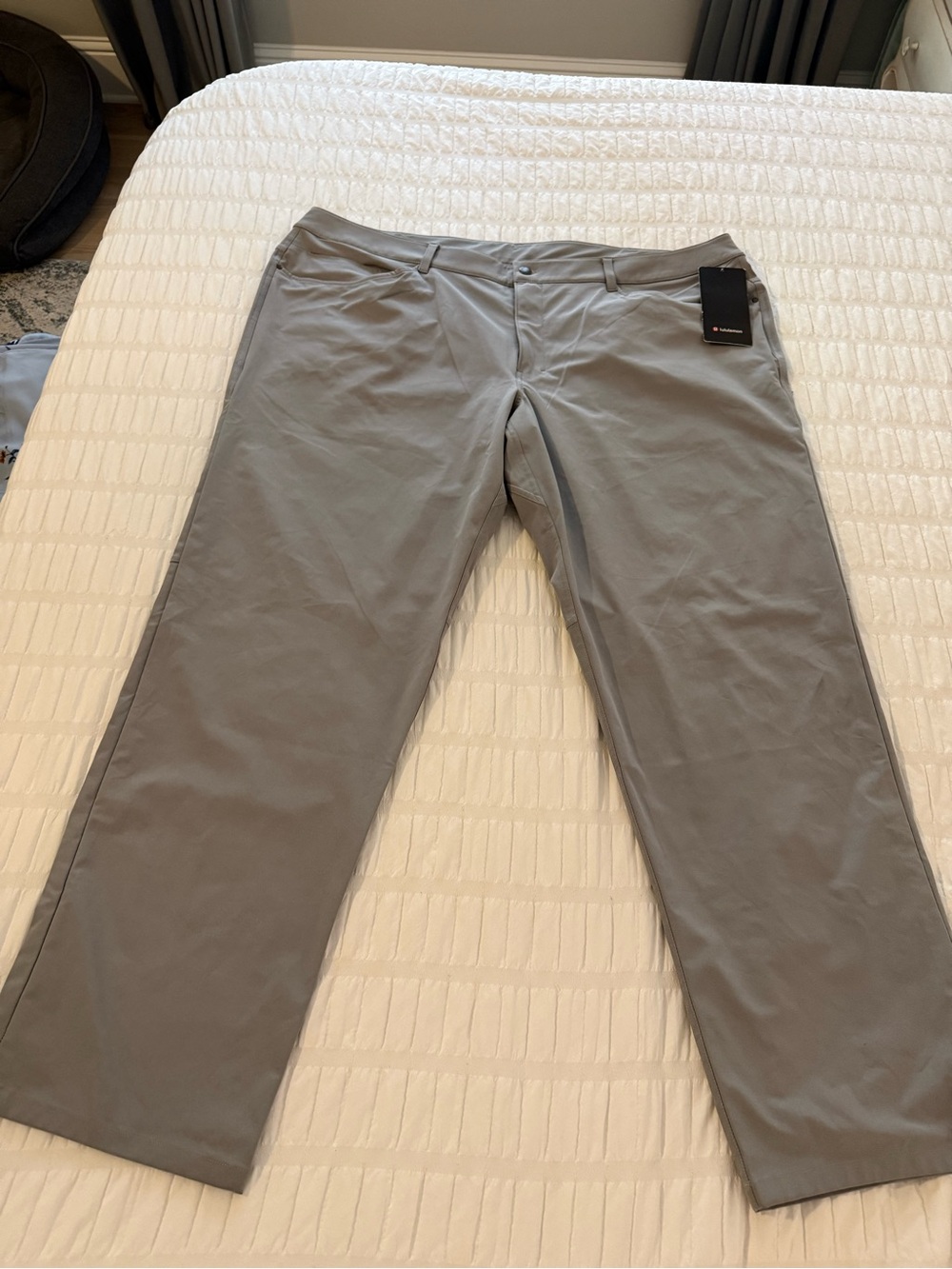 Lululemon ABC Men's Casual Stretch Pants - Gray (Hemmed)